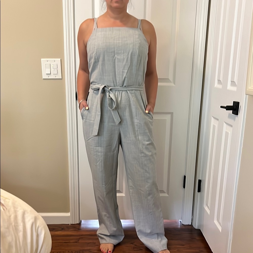 Women's Light Gray Jumpsuit